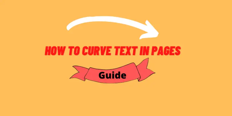 How to Curve Text in Pages