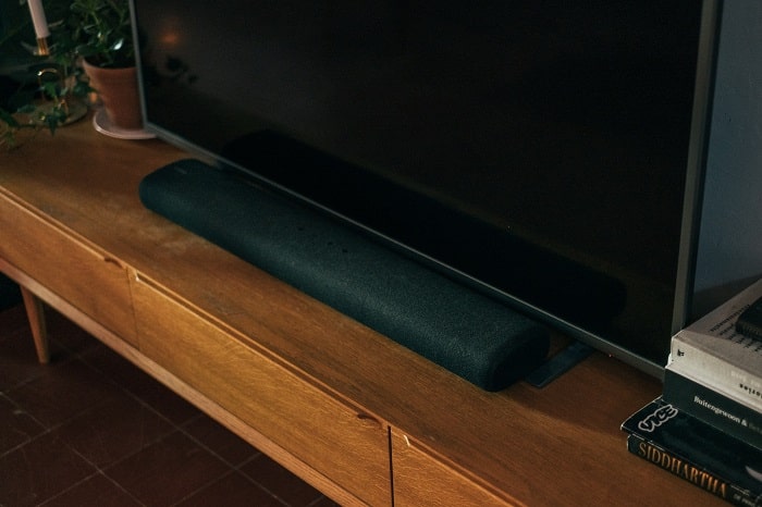 how to hide soundbar wires with creative decor items