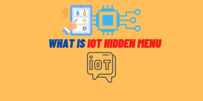 What is IoT Hidden Menu