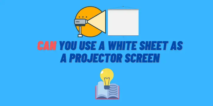 Can You Use a White Sheet as a Projector Screen